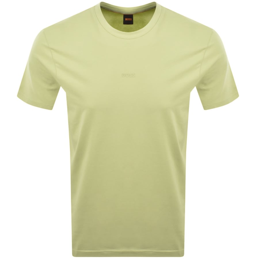 Image number 1 for BOSS TChup Logo T Shirt Yellow
