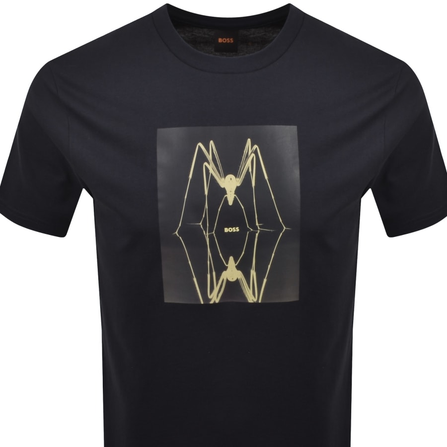 Image number 2 for BOSS Te Creature T Shirt Navy