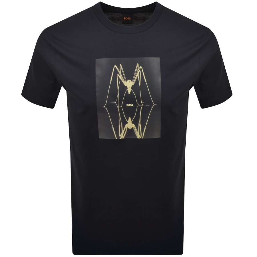 Image number 1 for BOSS Te Creature T Shirt Navy