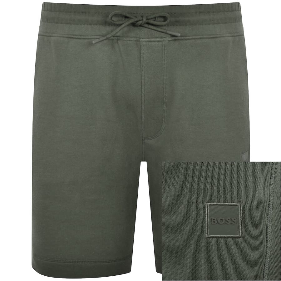 Image number 1 for BOSS Sewalk Sweat Shorts Open Grey
