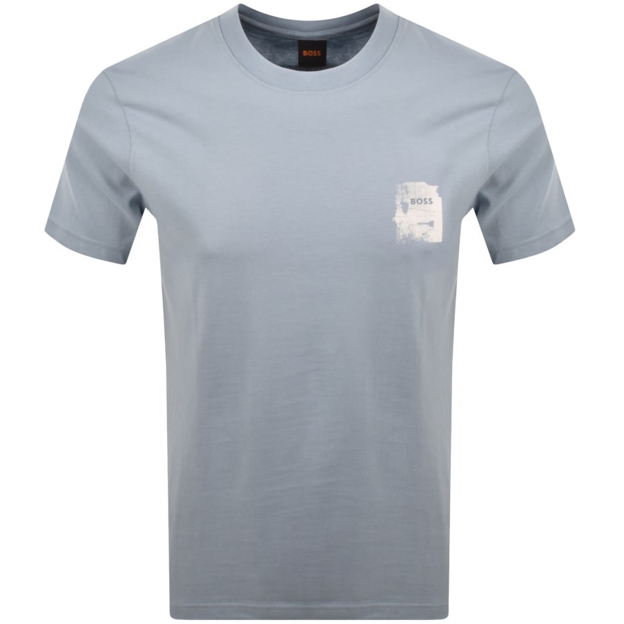 Image number 2 for BOSS TGroove Logo T Shirt Blue