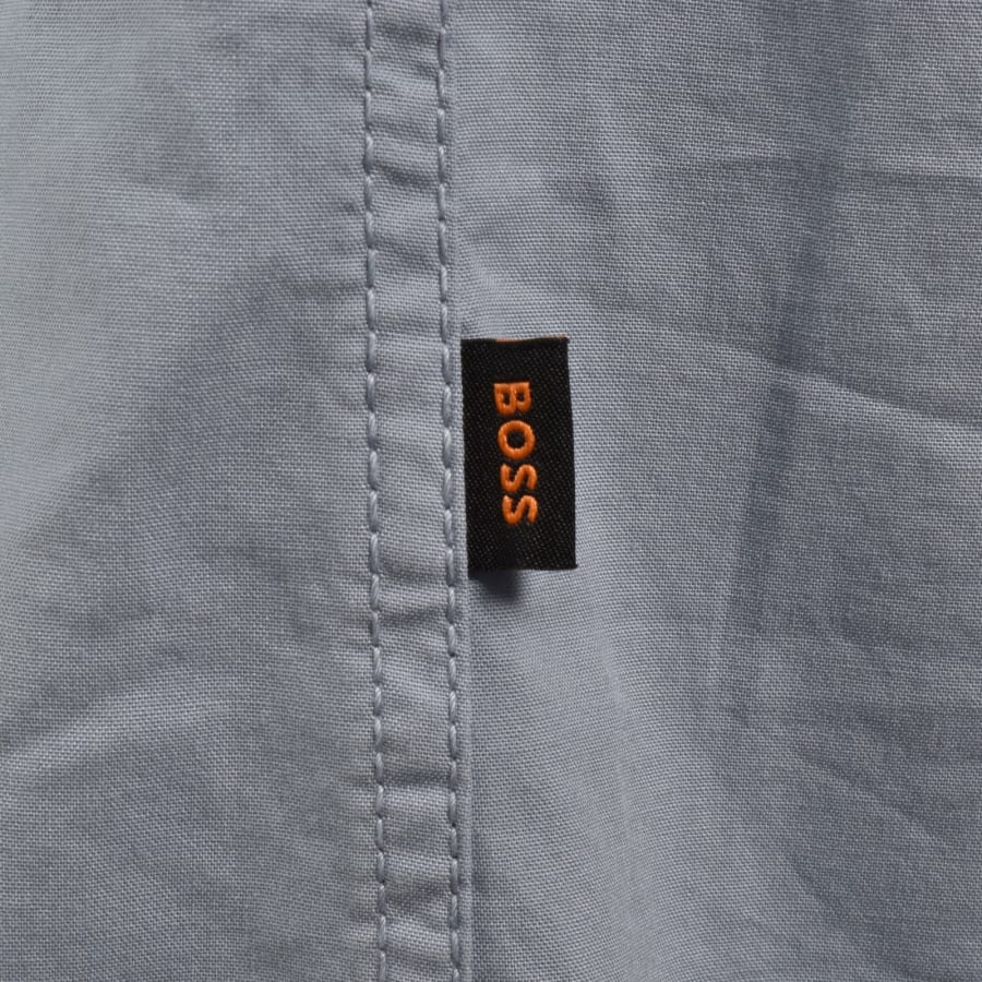 Image number 3 for BOSS Relegant 6 Short Sleeved Shirt Blue