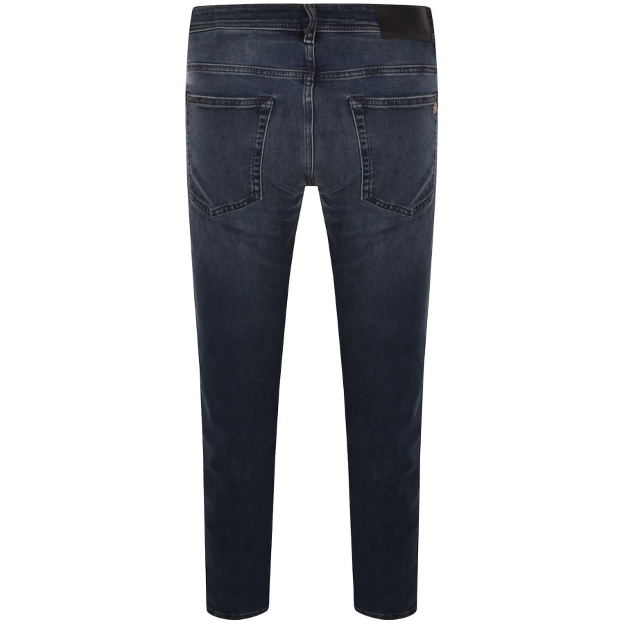 Image number 3 for BOSS Delaware Slim Fit Jeans Navy Blue
