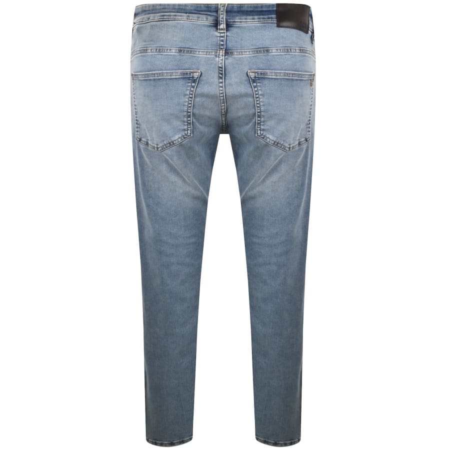 Image number 3 for BOSS Delaware Slim Fit Jeans Light Blue