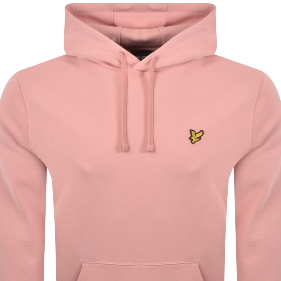 Image number 2 for Lyle And Scott Pullover Hoodie Pink