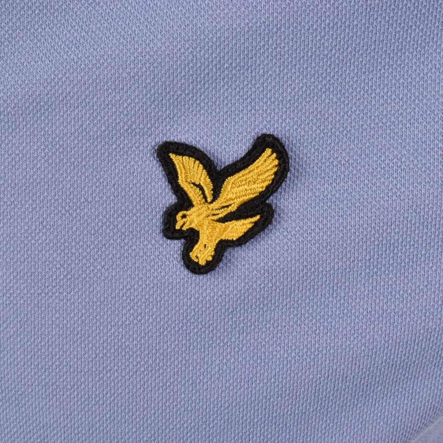 Image number 3 for Lyle And Scott Tipped Polo T Shirt Blue