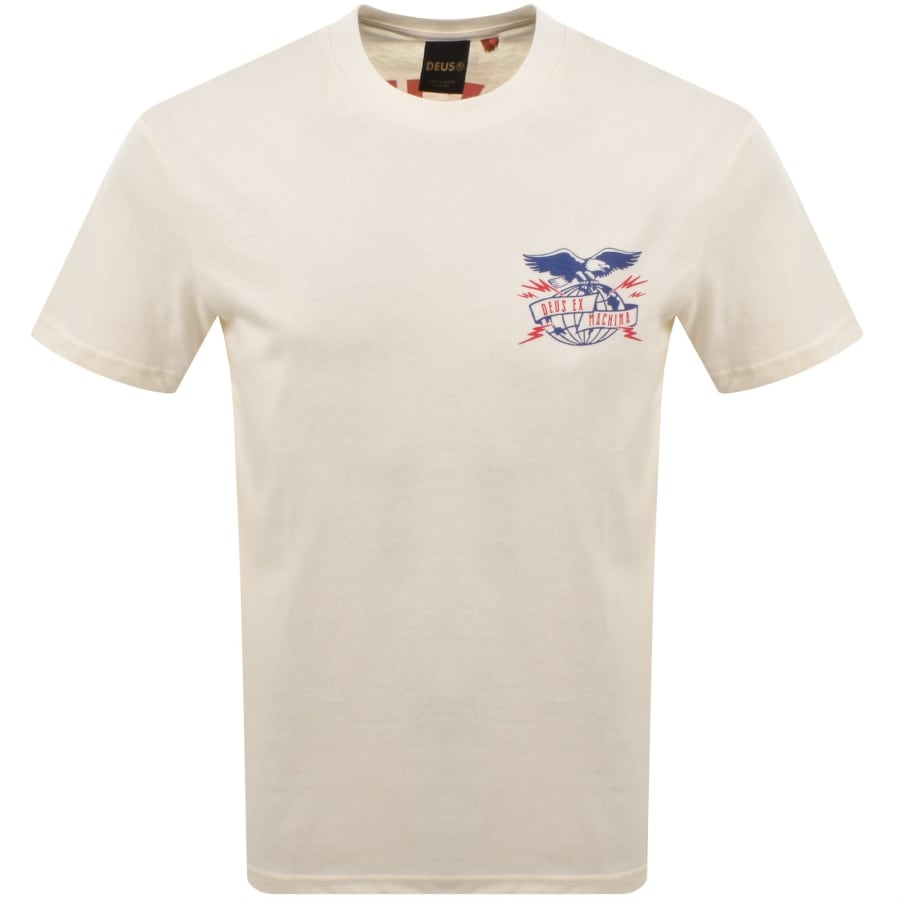 Image number 2 for Deus Ex Machina Claw T Shirt Cream