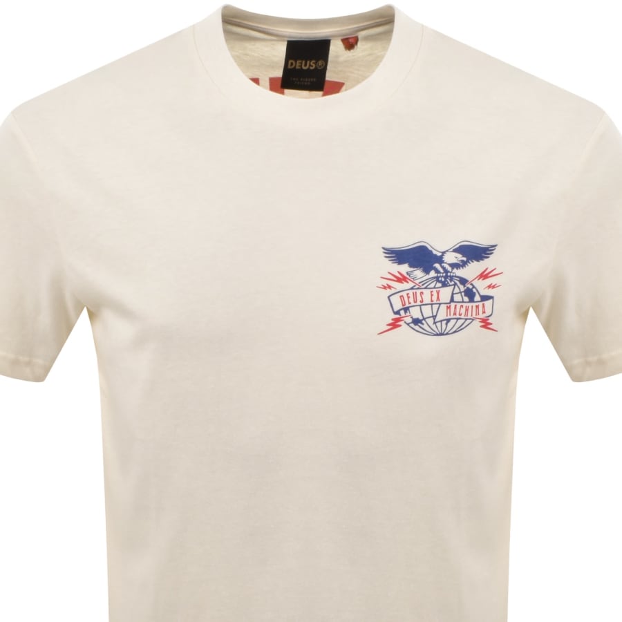 Image number 3 for Deus Ex Machina Claw T Shirt Cream