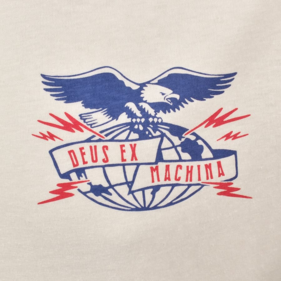 Image number 4 for Deus Ex Machina Claw T Shirt Cream