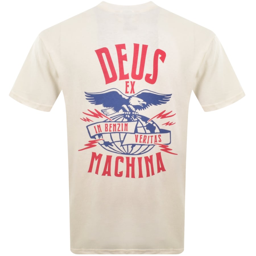 Image number 5 for Deus Ex Machina Claw T Shirt Cream