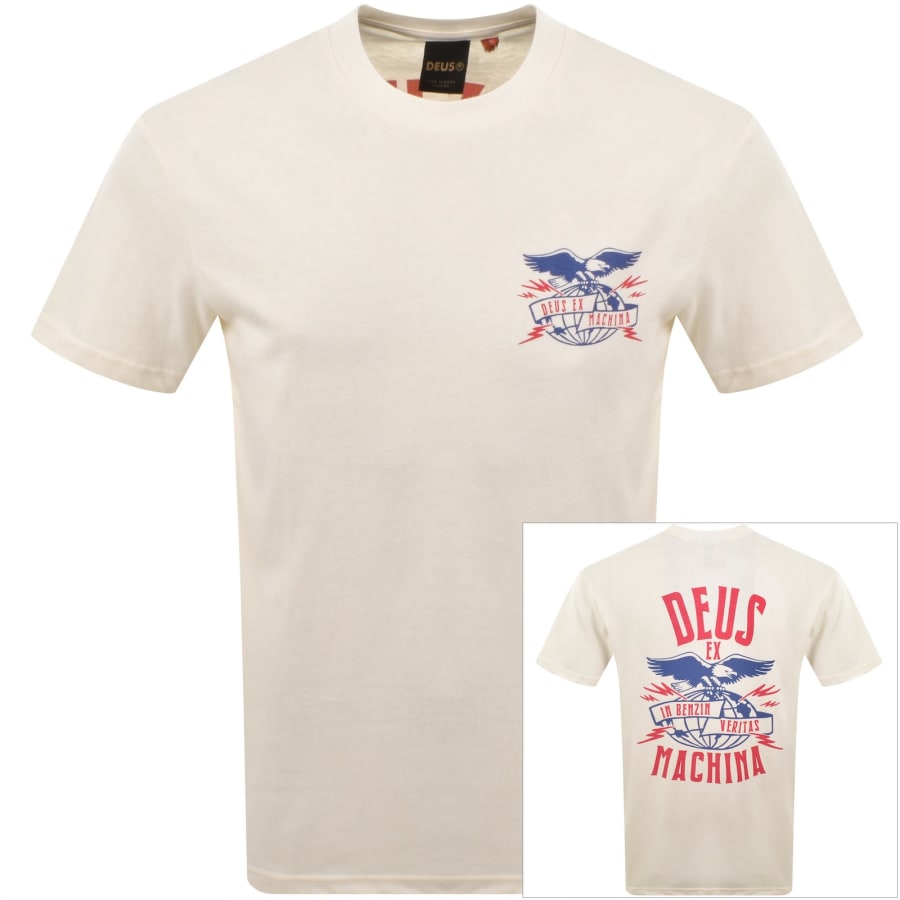 Image number 1 for Deus Ex Machina Claw T Shirt Cream