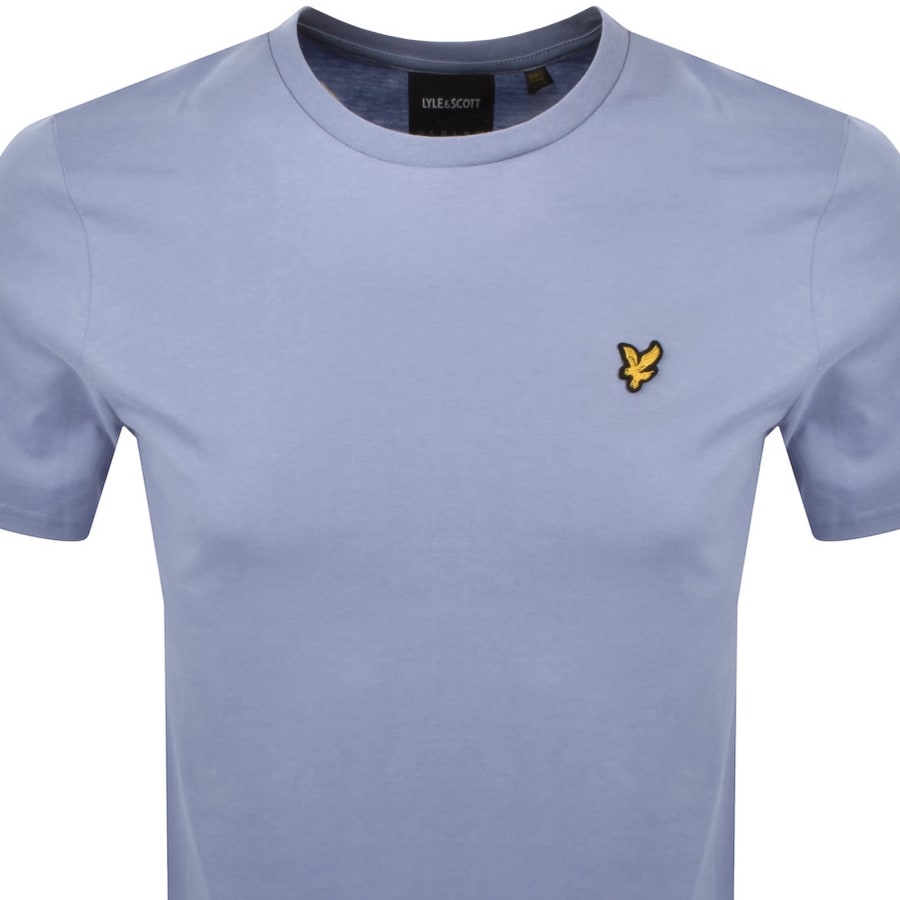 Image number 2 for Lyle And Scott Crew Neck T Shirt Bubble Blue