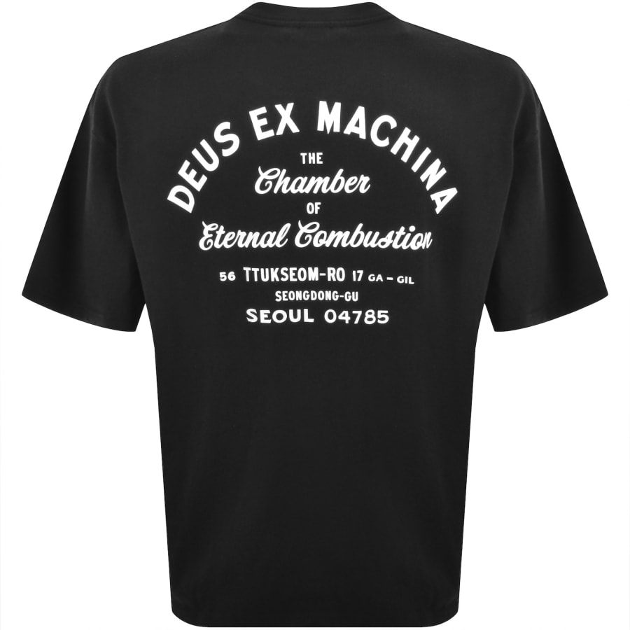 Image number 5 for Deus Ex Machina Seoul Sign T Shirt Black