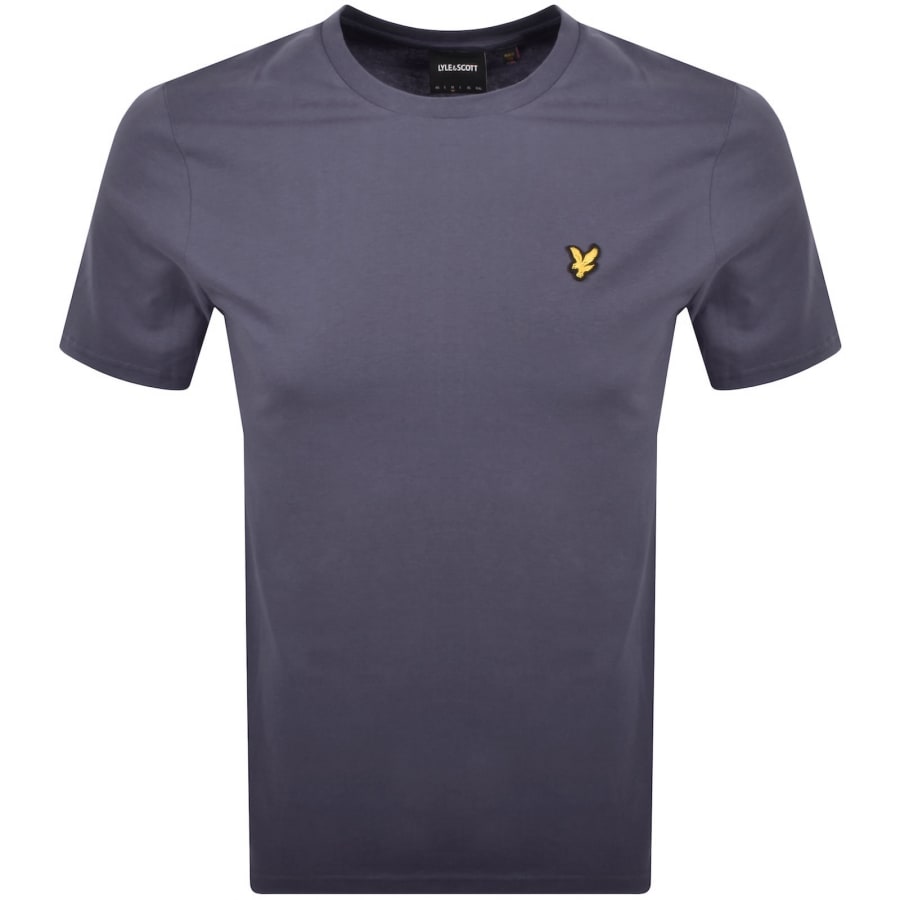 Image number 1 for Lyle And Scott Crew Neck T Shirt Purple