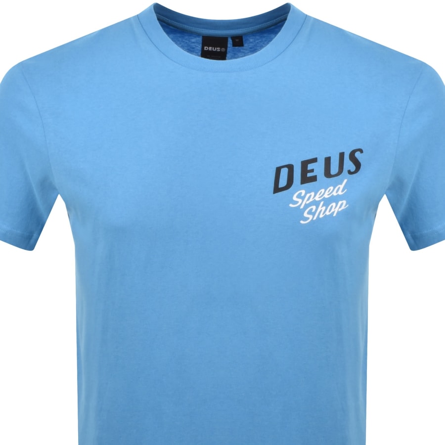 Image number 3 for Deus Ex Machina Dogleg T Shirt Blue