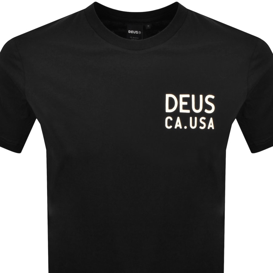 Image number 3 for Deus Ex Machina Camber T Shirt Black