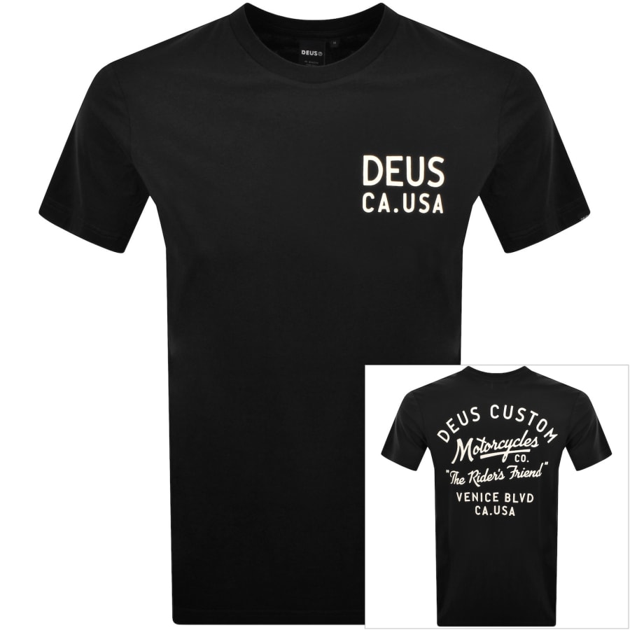 Image number 1 for Deus Ex Machina Camber T Shirt Black