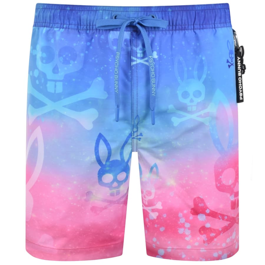 Image number 2 for Psycho Bunny Caspian Swim Shorts Begonia Pink
