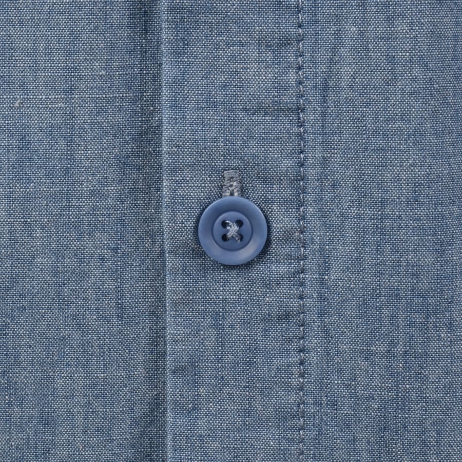 Image number 4 for Deus Ex Machina Chambray Shirt Blue