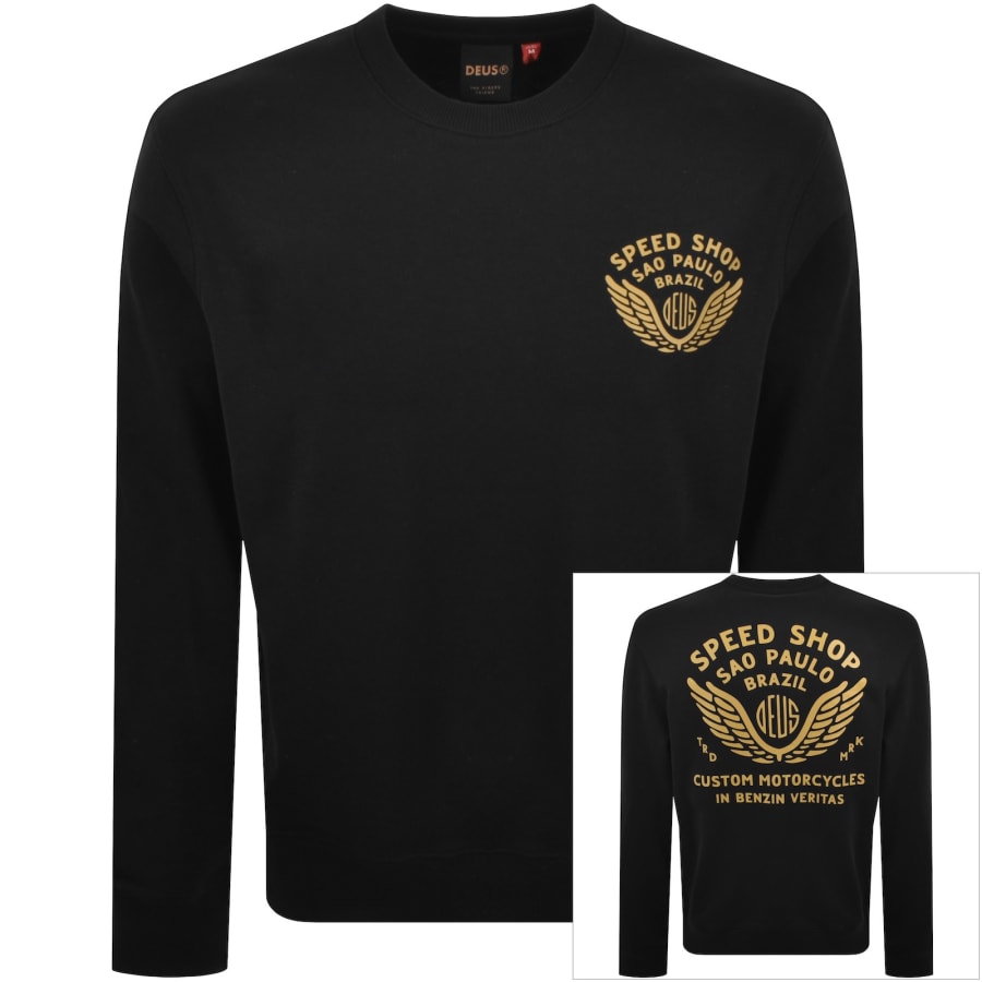 Image number 1 for Deus Ex Machina Munificence Sweatshirt Black