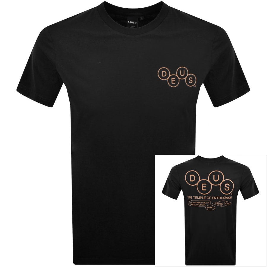 Image number 1 for Deus Ex Machina Mechanism T Shirt Black