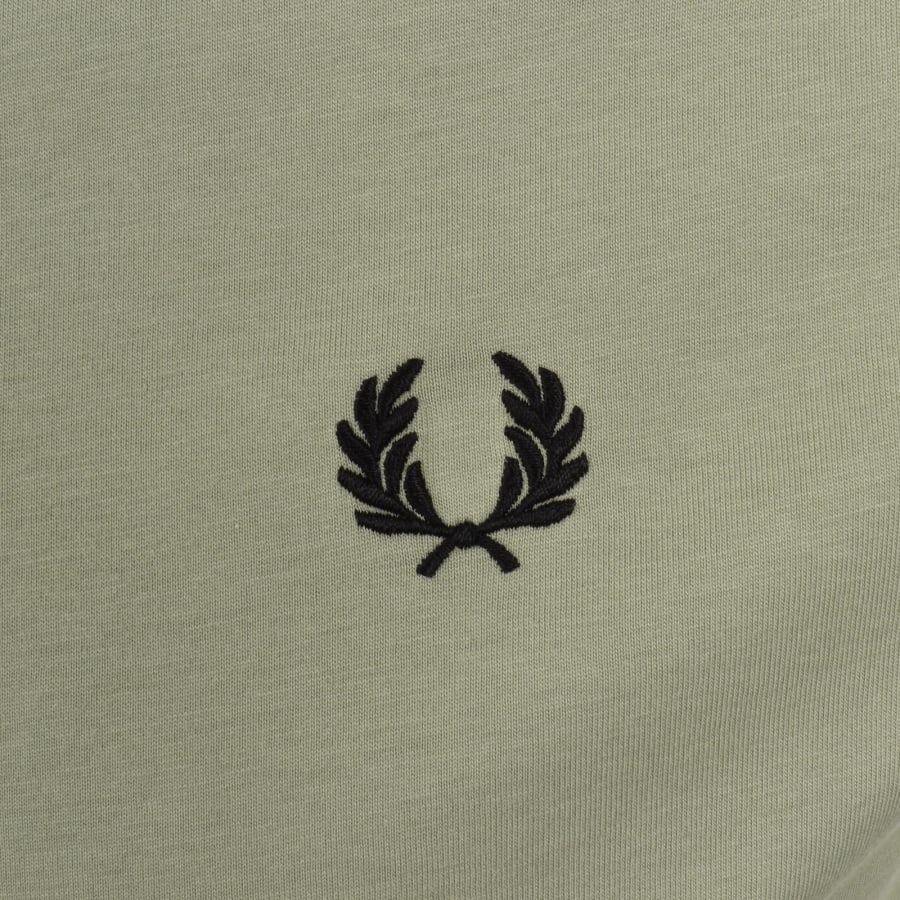 Image number 3 for Fred Perry Twin Tipped T Shirt Green