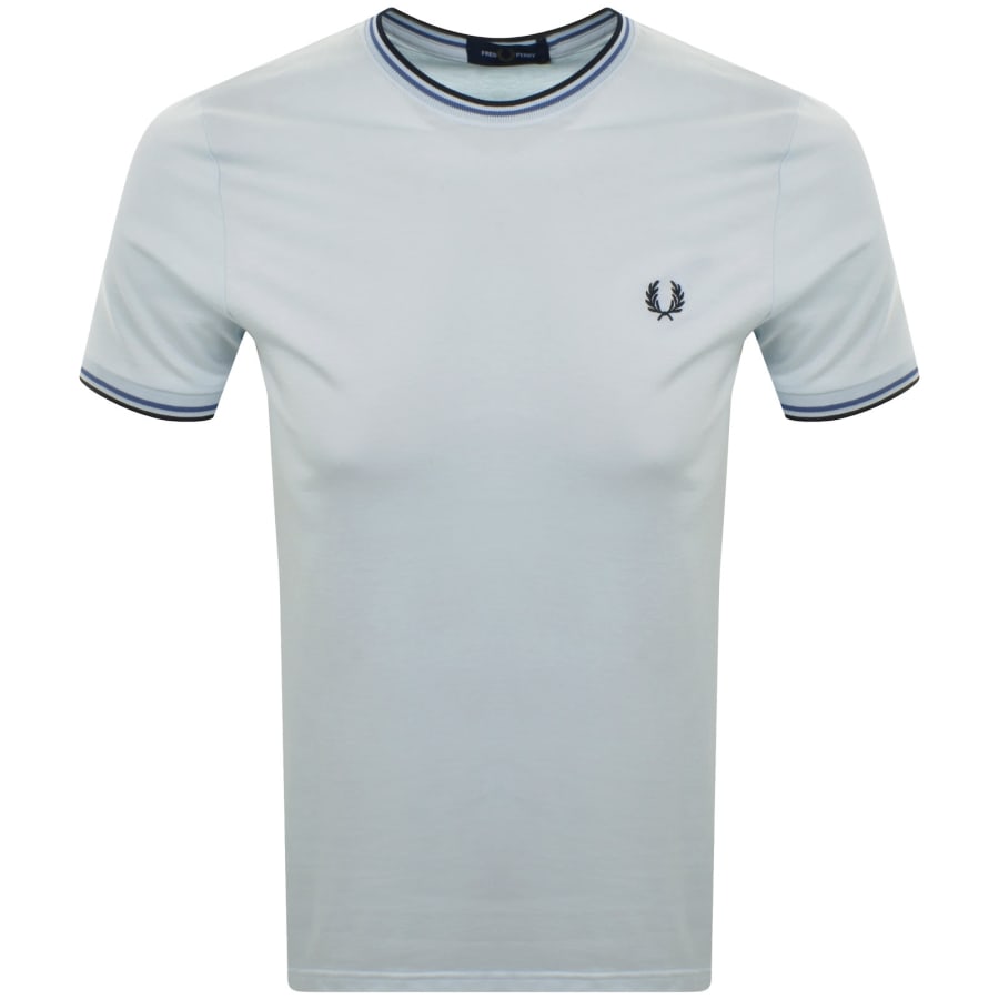 Image number 1 for Fred Perry Twin Tipped T Shirt Blue