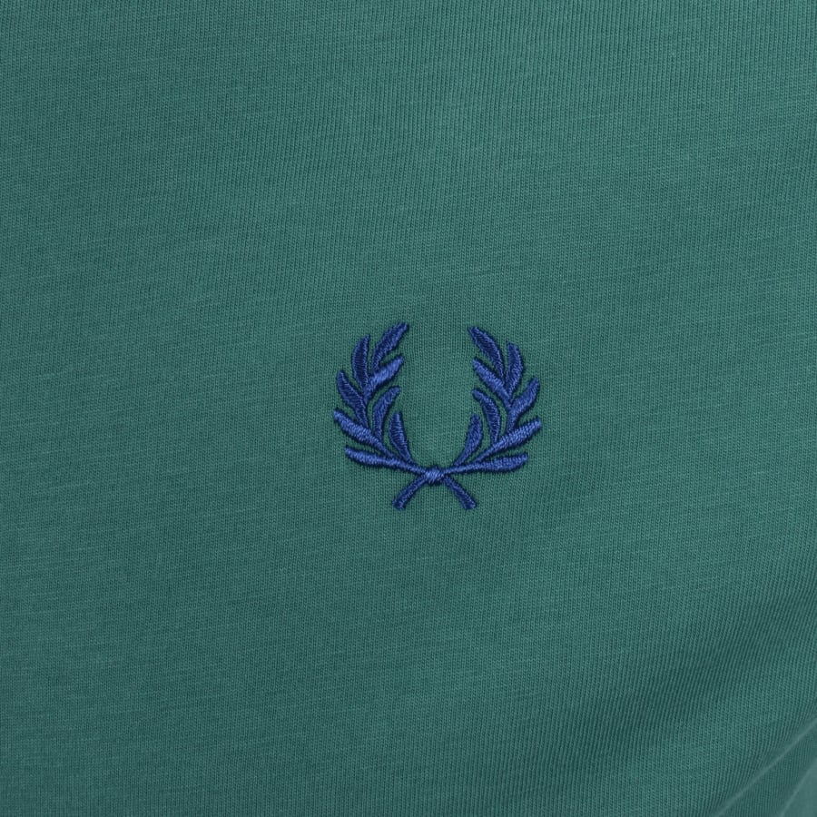 Image number 3 for Fred Perry Twin Tipped T Shirt Green