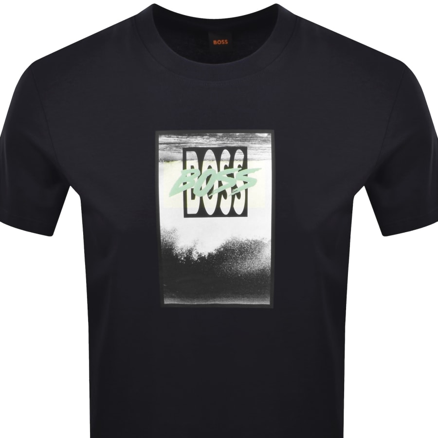 Image number 2 for BOSS Te DJ T Shirt Dark Blue