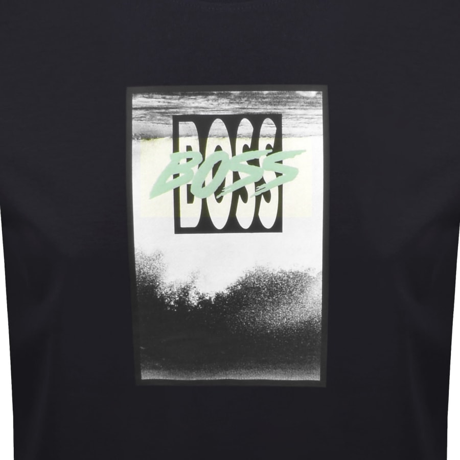 Image number 3 for BOSS Te DJ T Shirt Dark Blue