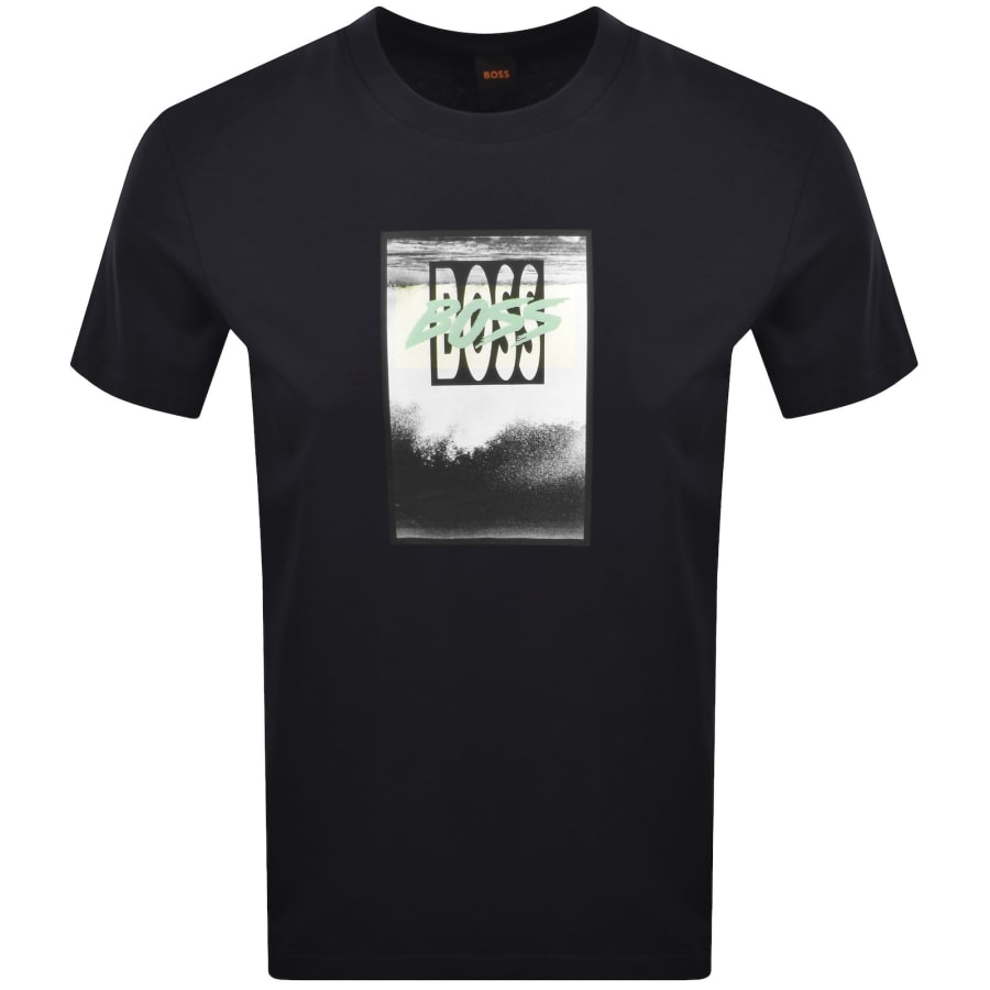 Image number 1 for BOSS Te DJ T Shirt Dark Blue