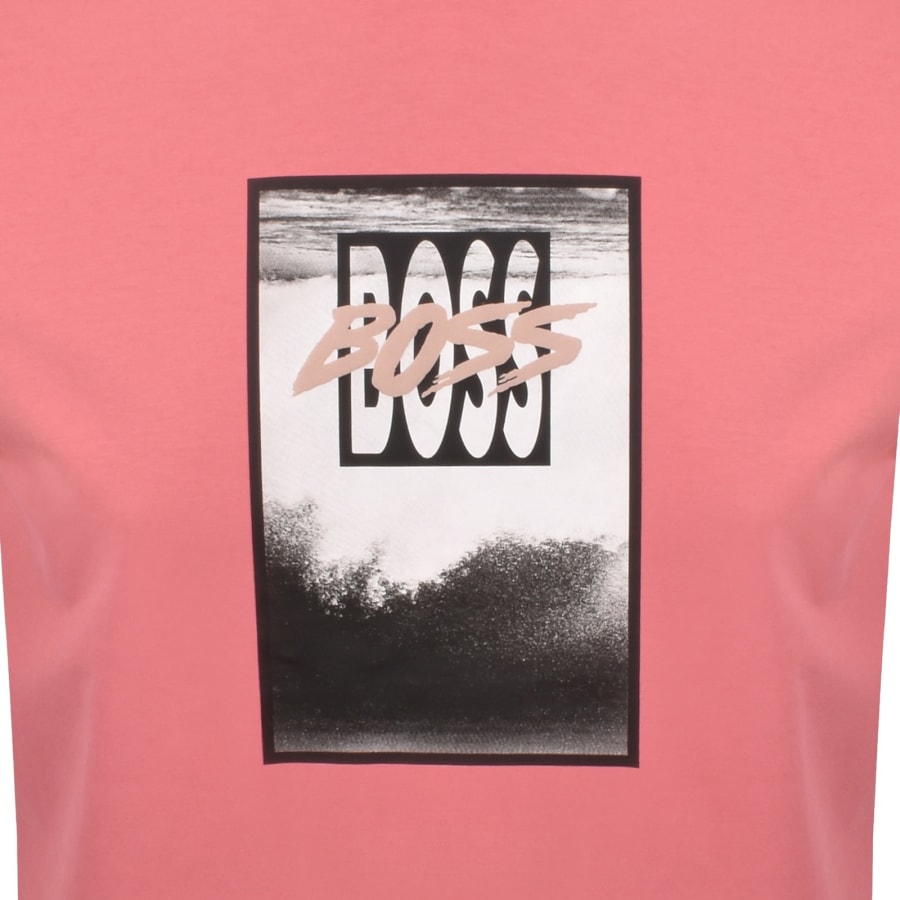 Image number 3 for BOSS Te DJ T Shirt Pink