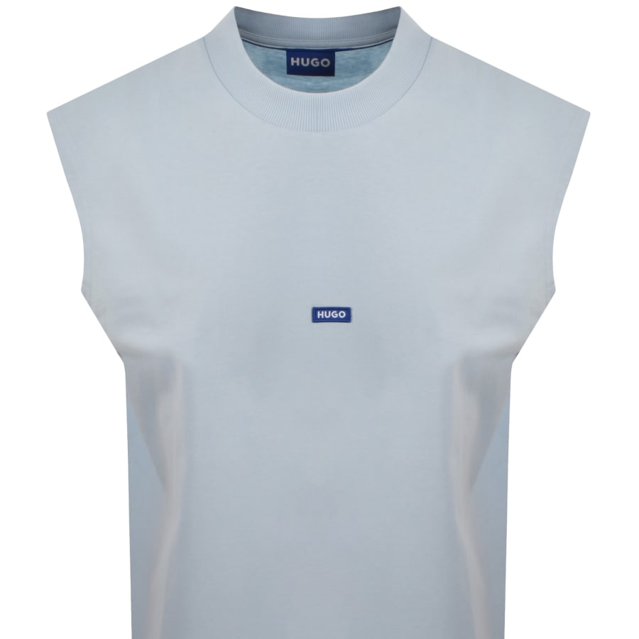 Image number 2 for HUGO Blue Navertz Vest Open Blue