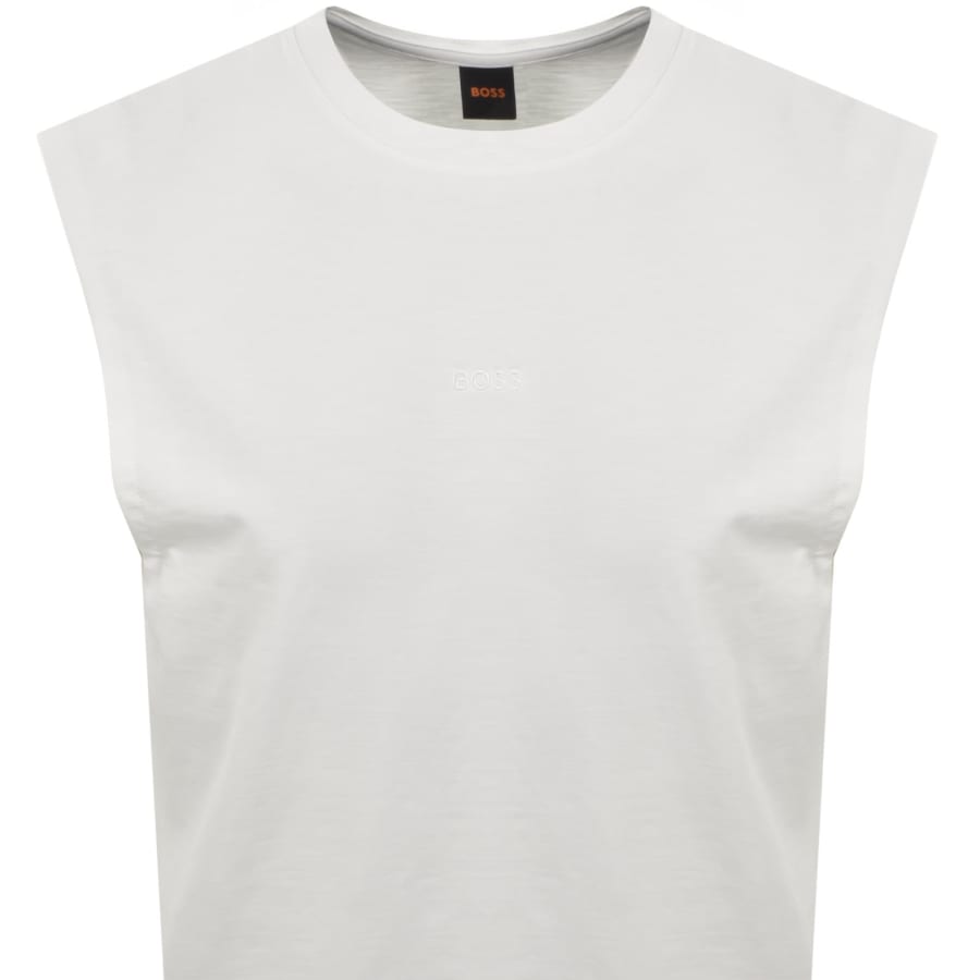 Image number 2 for BOSS Relaxed Fit Surf Vest Natural White