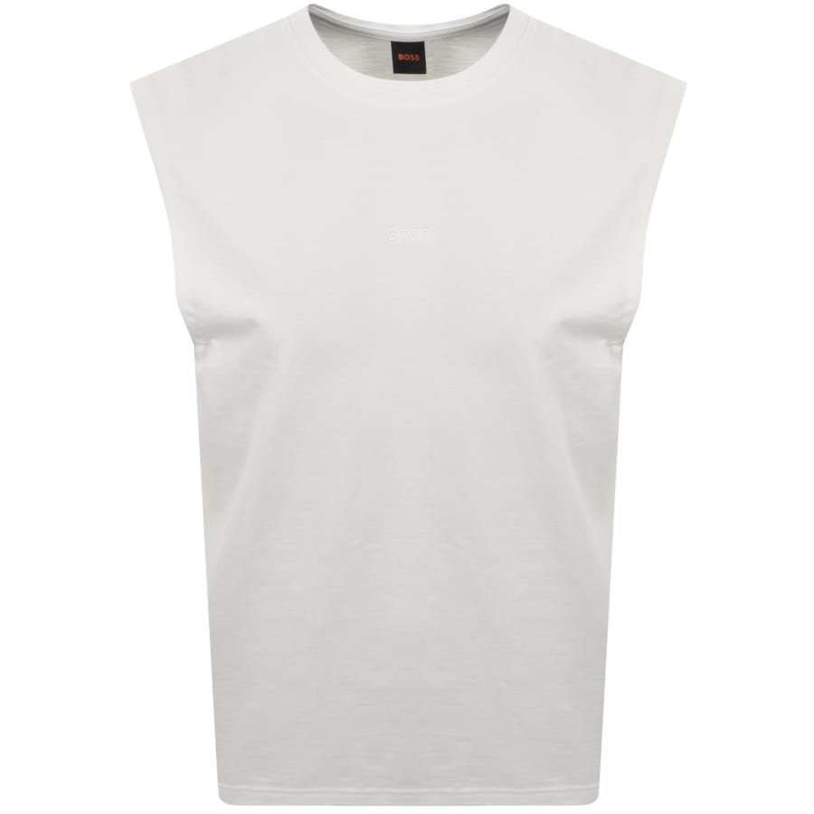 Image number 1 for BOSS Relaxed Fit Surf Vest Natural White