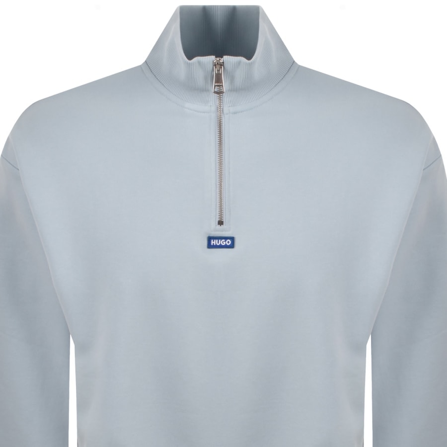 Image number 2 for HUGO Blue Neeler Sweatshirt Open Blue