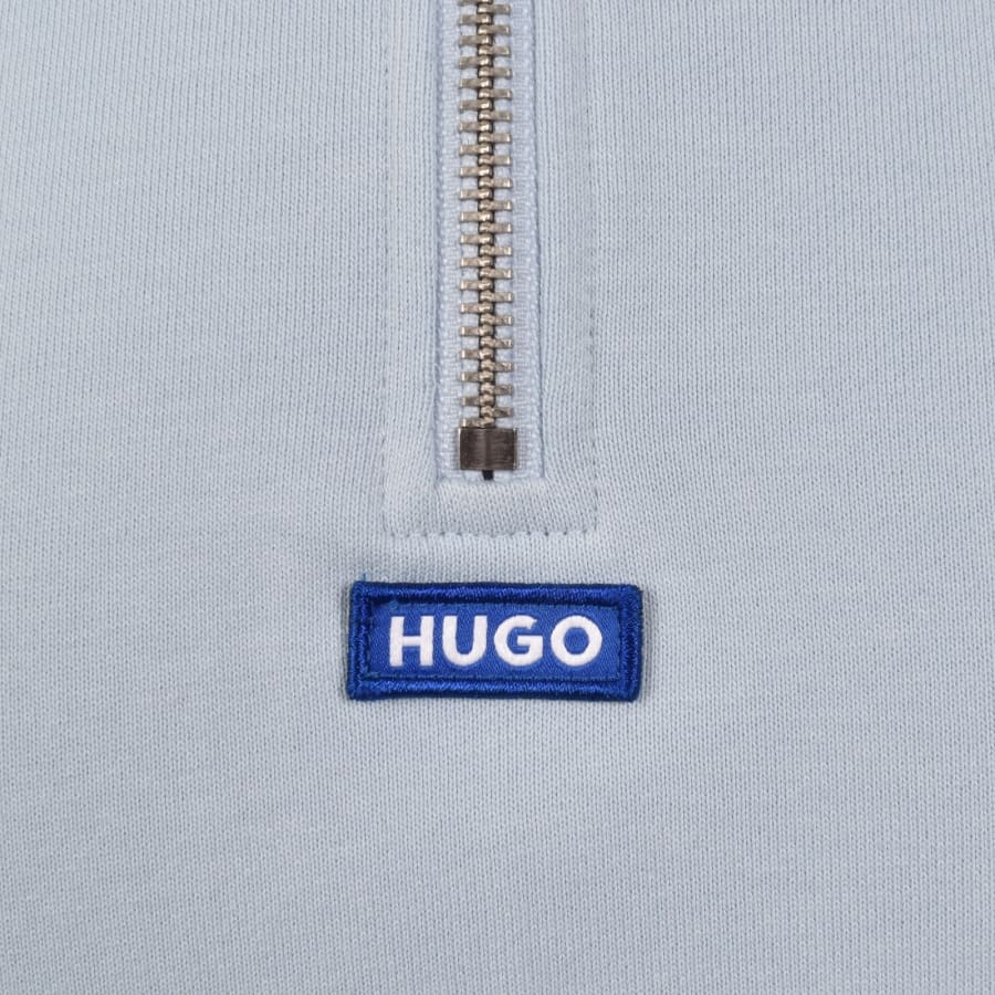Image number 3 for HUGO Blue Neeler Sweatshirt Open Blue