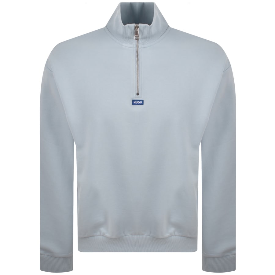 Image number 1 for HUGO Blue Neeler Sweatshirt Open Blue