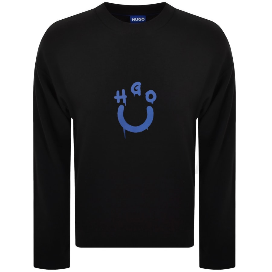 Image number 2 for HUGO Blue Nucavex Sweatshirt Black