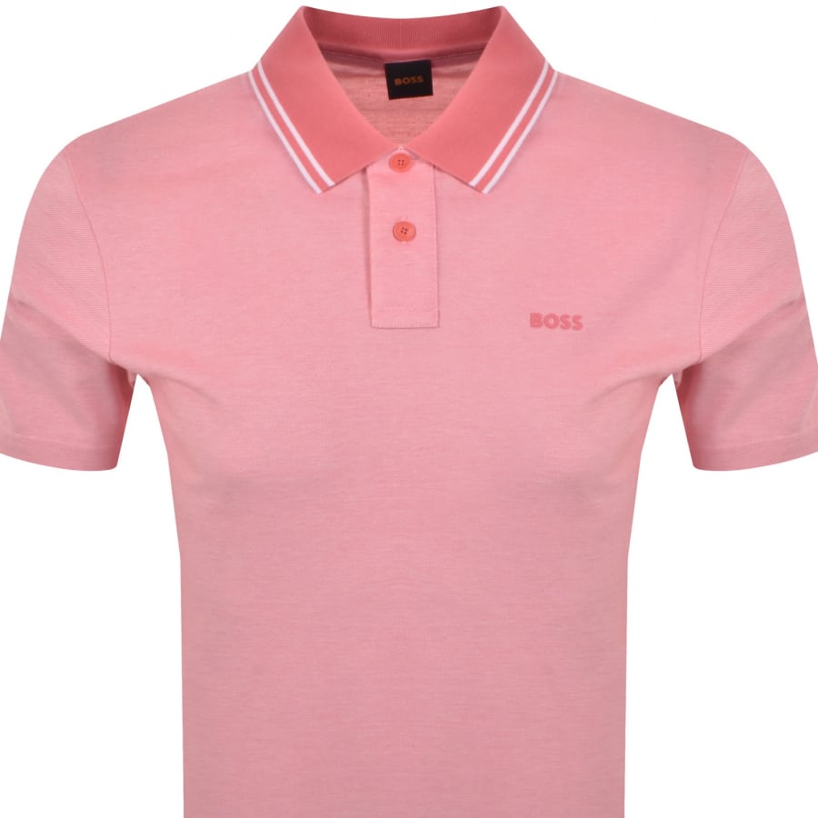 Image number 2 for BOSS Oxford New Polo Pink