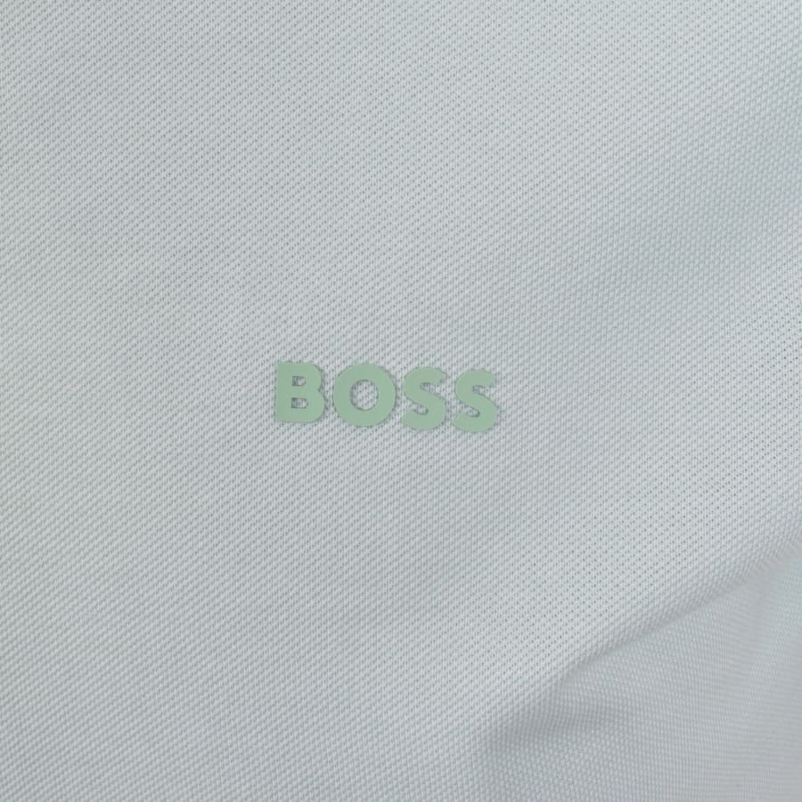 Image number 3 for BOSS Oxford New Polo Aqua Green