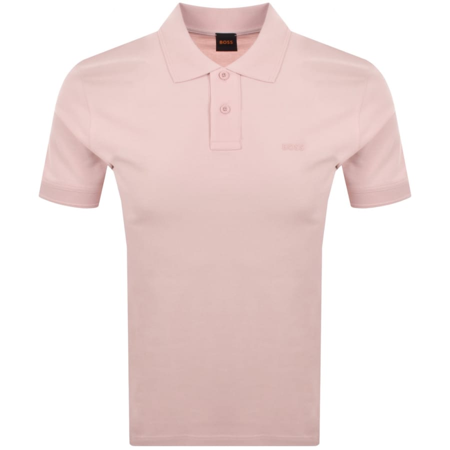 Image number 1 for BOSS Prime Polo T Shirt Pink
