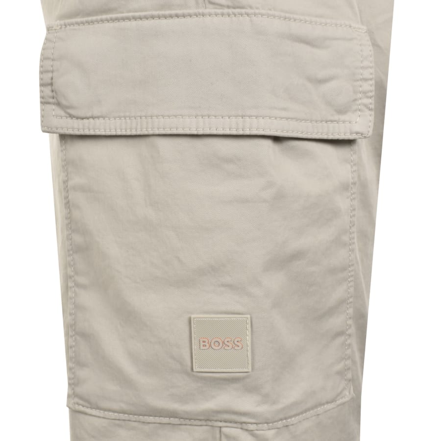 Image number 4 for BOSS Sisla Cargo Shorts Grey