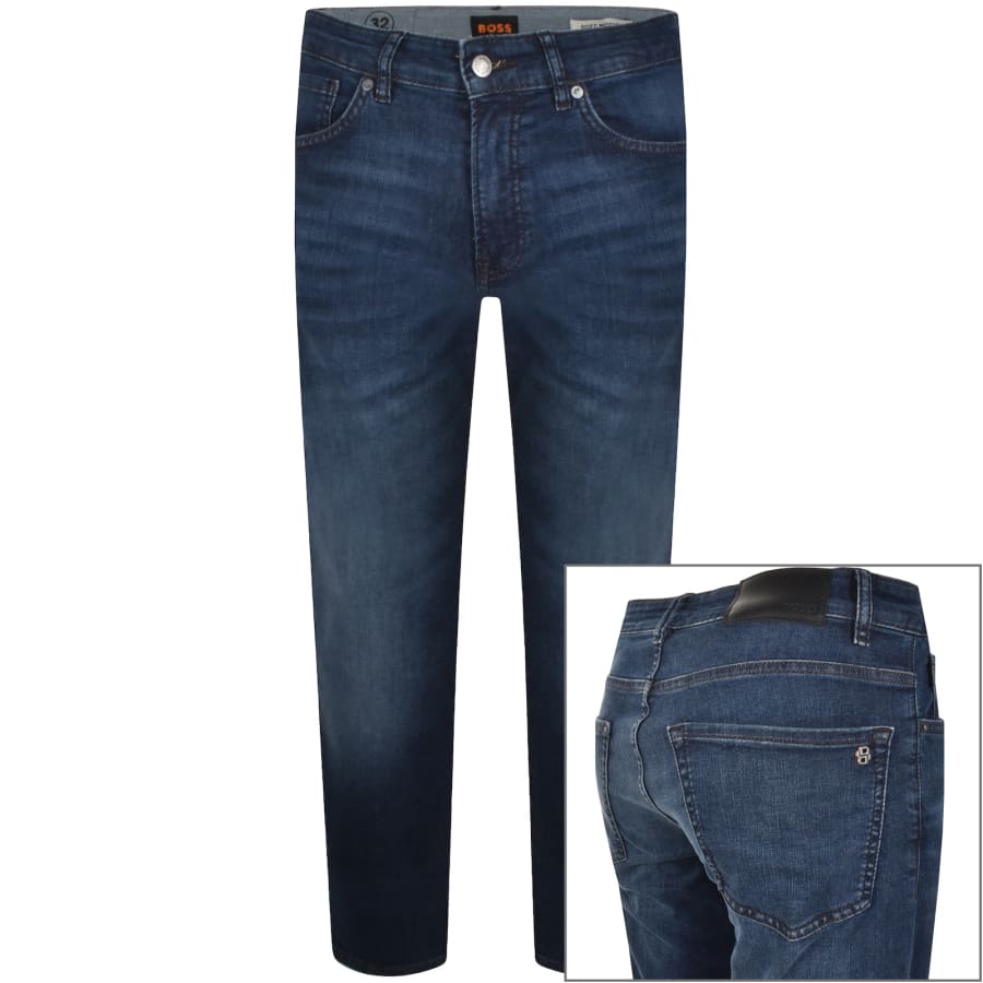 Image number 1 for BOSS Re Maine Regular Fit Jeans Blue