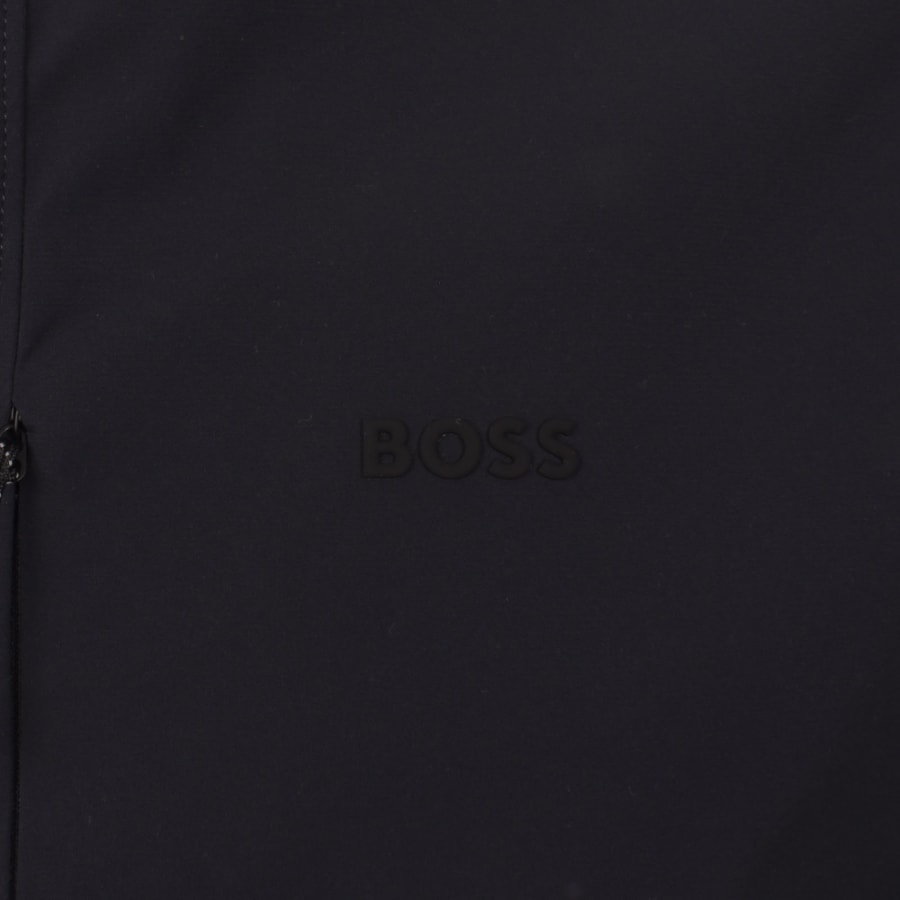 Image number 3 for BOSS Terrace Short Sleeve Shirt Dark Blue