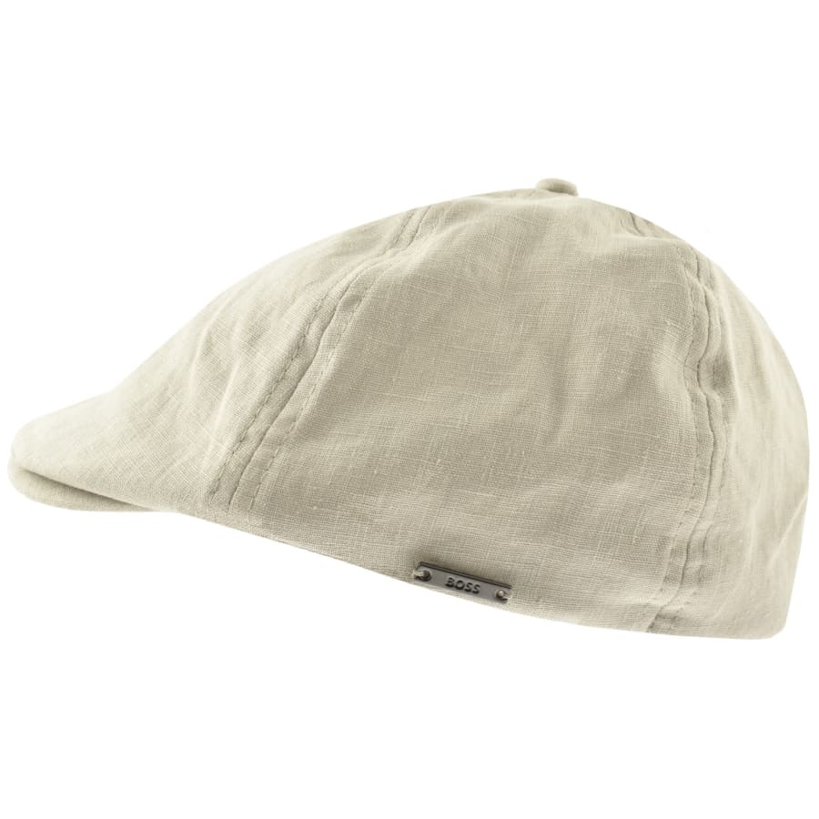 Image number 1 for BOSS Trystan Bakerboy Hat Beige