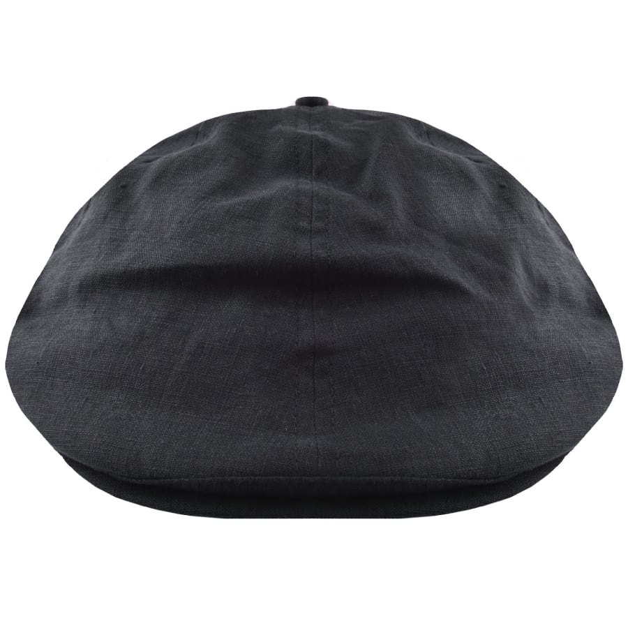 Image number 2 for BOSS Trystan Bakerboy Hat Dark Blue