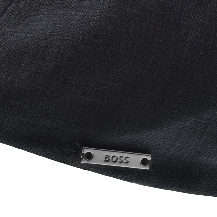Image number 4 for BOSS Trystan Bakerboy Hat Dark Blue