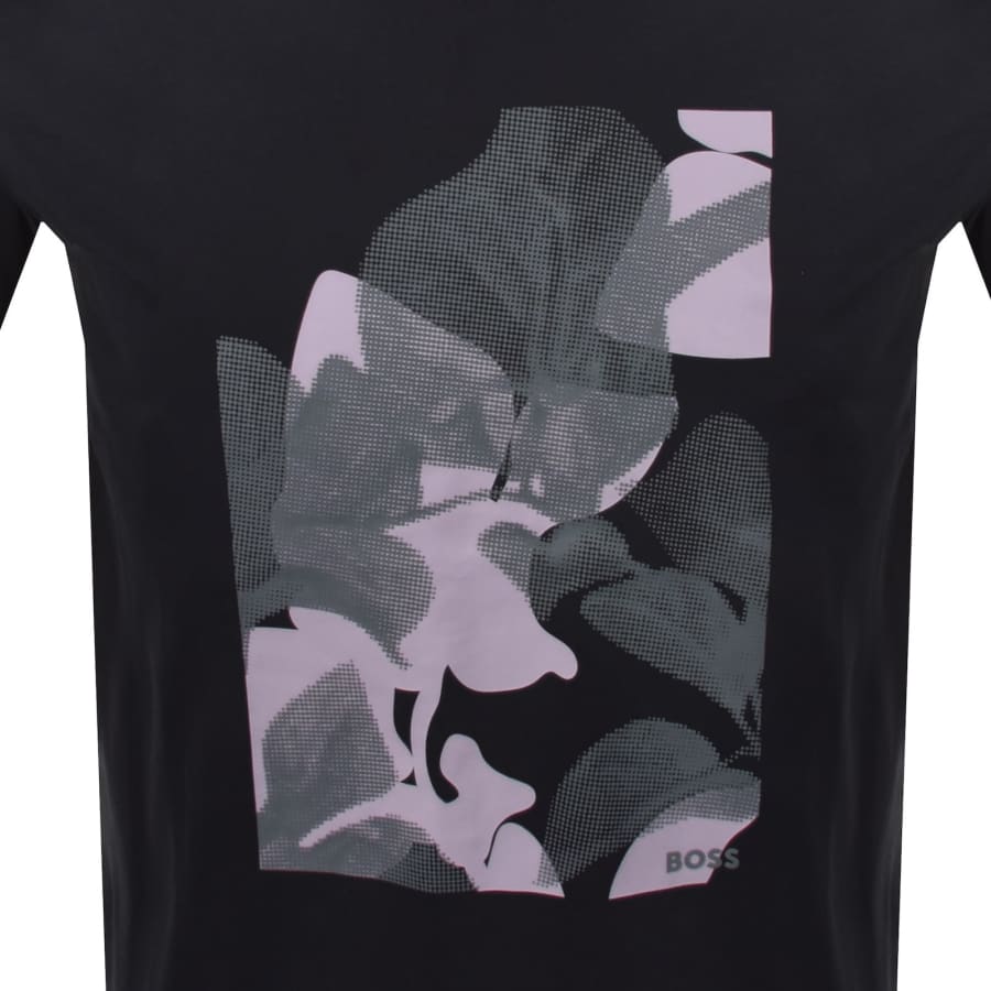 Image number 3 for BOSS Thompson 239  T Shirt Dark Blue