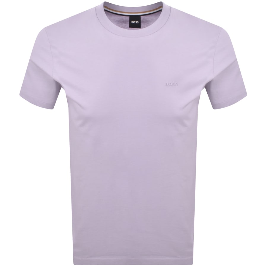 Image number 1 for BOSS Thompson 01 T Shirt Open Purple